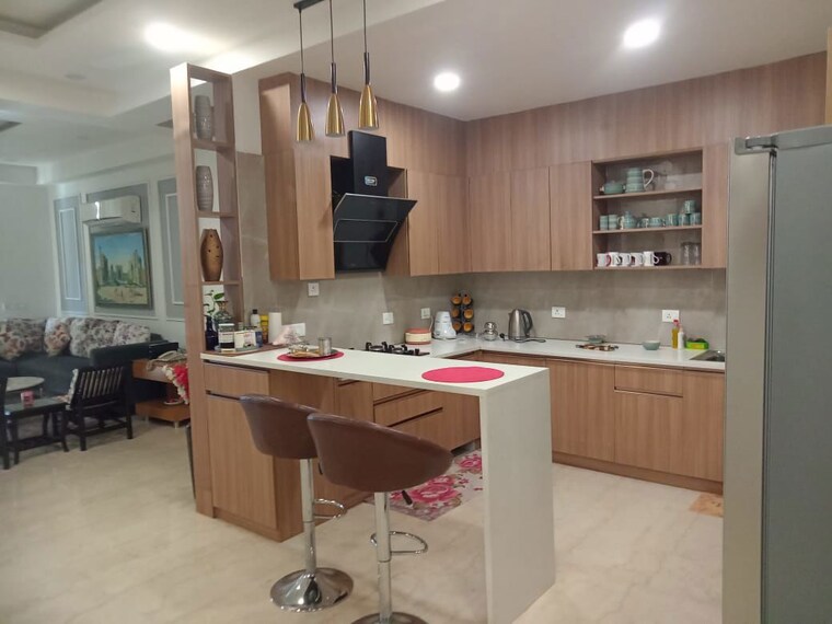 Kitchen, vatika-inxt-high-street 4 Bedroom 2700 Sq.Ft. Builder Floor In Sector 83 Gurgaon 10012418