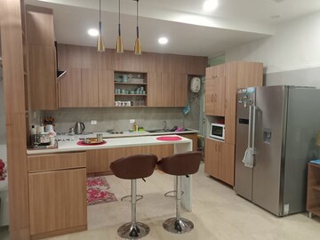 Kitchen in 4 BHK Builder Floor at Vatika INXT High Street, Sector 83 – for Rent