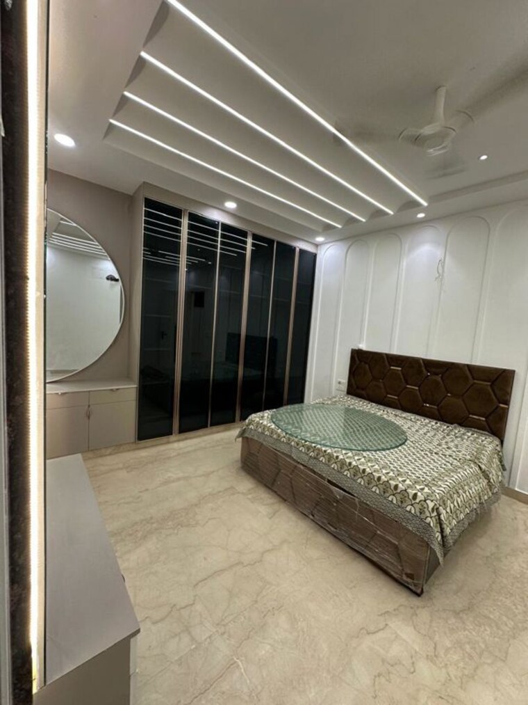 Bedroom, tilak nagar 3 Bedroom 1800 Sq.Ft. Builder Floor In Tilak Nagar Delhi 10012429