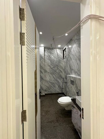 Bathroom in 3 BHK Builder Floor at Tilak Nagar – for Sale