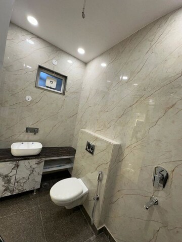 Bathroom in 3 BHK Builder Floor at Tilak Nagar – for Sale