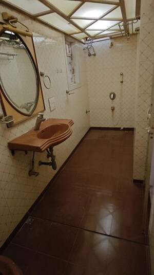 Bathroom in 2 BHK Apartment at Vasant Valley Complex, Malad East – for Rent