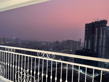 Balcony in 3 BHK Apartment at Prestige Beverly Hills, Kokapet – for Rent