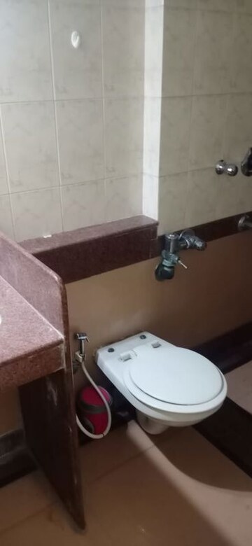 Bathroom in 2 BHK Apartment at Serenity Heights, Malad West – for Rent