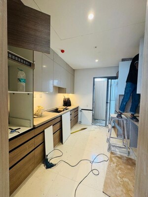 Kitchen in 4 BHK Apartment at Rustomjee Crown, Prabhadevi – for Rent