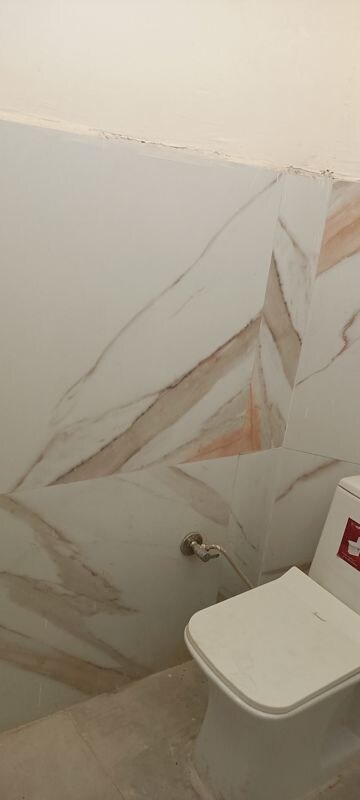 Bathroom in 2 BHK Builder Floor at Dhakoli – for Rent