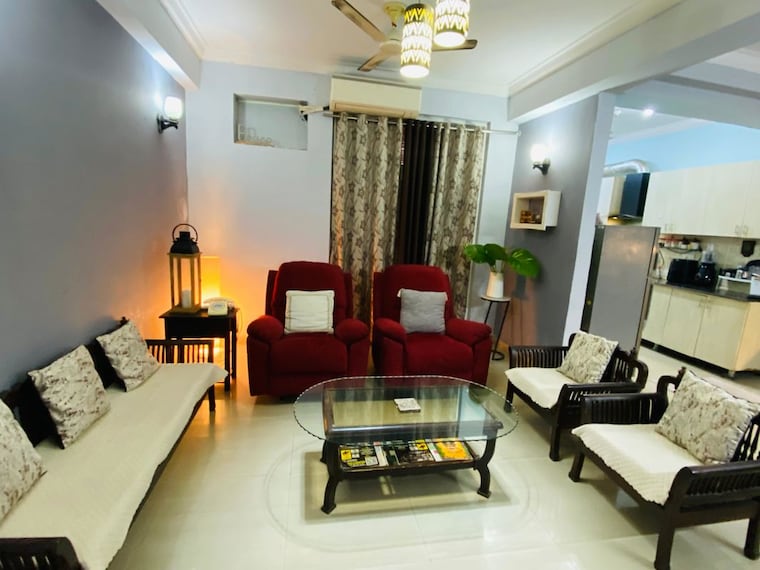 Living Room, saviour-greenisle 3.5 Bedroom 1800 Sq.Ft. Apartment In Sain Vihar Ghaziabad 9931475