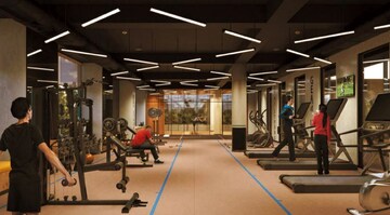 Gym in 4 BHK Apartment at Godrej Meridien, Sector 106 – for Sale