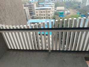 Balcony in 1 BHK Apartment at Chandak 34 Park Estate, Goregaon West – for Sale