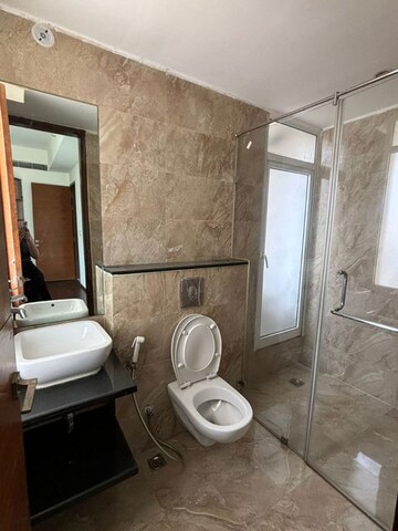 Bathroom in 3 BHK Apartment at Mahagun Mezzaria, Sector 78 – for Rent