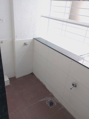 Bathroom in 2 BHK Apartment at Goodwill Nirmiti, Lohgaon – for Rent