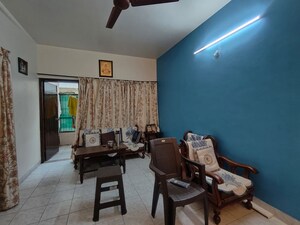 Living Room in 1 BHK Apartment at Kumar Samruddhi Society, Vishrantwadi – for Rent