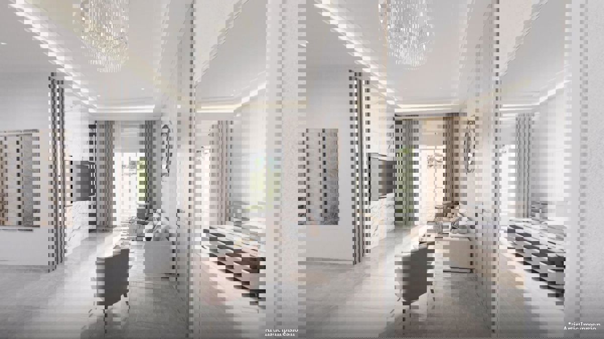 2.5 BHK + Study Room 1420 Sq.Ft. Apartment in Smart World One DXP