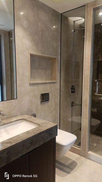 Bathroom in 4 BHK Builder Floor at Vasant Vihar – for Rent