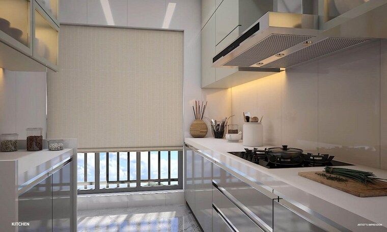 Kitchen, smart-world-one-dxp 2 Bedroom 1377 Sq.Ft. Apartment In Sector 113 Gurgaon 10012614