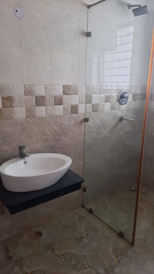 Bathroom in 3 BHK Builder Floor at RPS Palm Drive, Sector 88 – for Rent