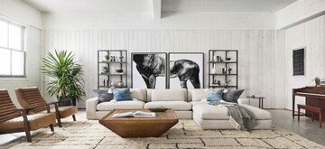 Living Room in 3.5 BHK Apartment at Smart World One DXP, Sector 113 – for Sale