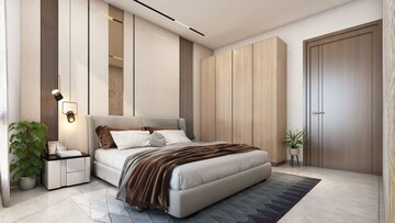 Bedroom in 3.5 BHK Apartment at Hadapsar – for Rent