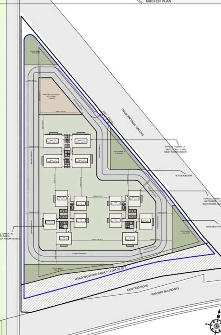 Exterior View, kollur 3 Bedroom 2965 Sq.Ft. Apartment In Kollur Hyderabad 10012688