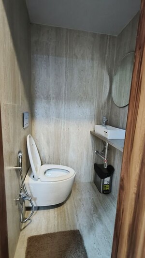 Bathroom in 4 BHK Apartment at L&T Emerald Isle, Powai – for Rent