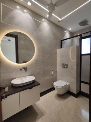 Bathroom in 3 BHK Builder Floor at Defence Colony – for Rent