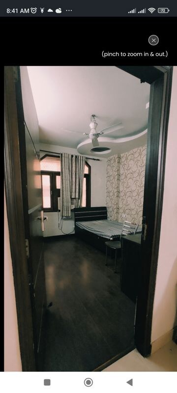 Bedroom in 3 BHK Builder Floor at Old Rajinder Nagar – for Rent