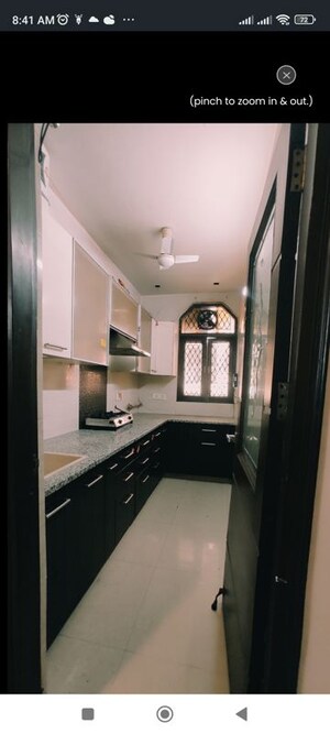 Kitchen in 3 BHK Builder Floor at Old Rajinder Nagar – for Rent