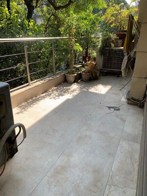 Balcony in 4 BHK Builder Floor at Greater Kailash ii – for Rent