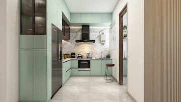 Kitchen in 3.5 BHK Apartment at Mundhwa – for Sale