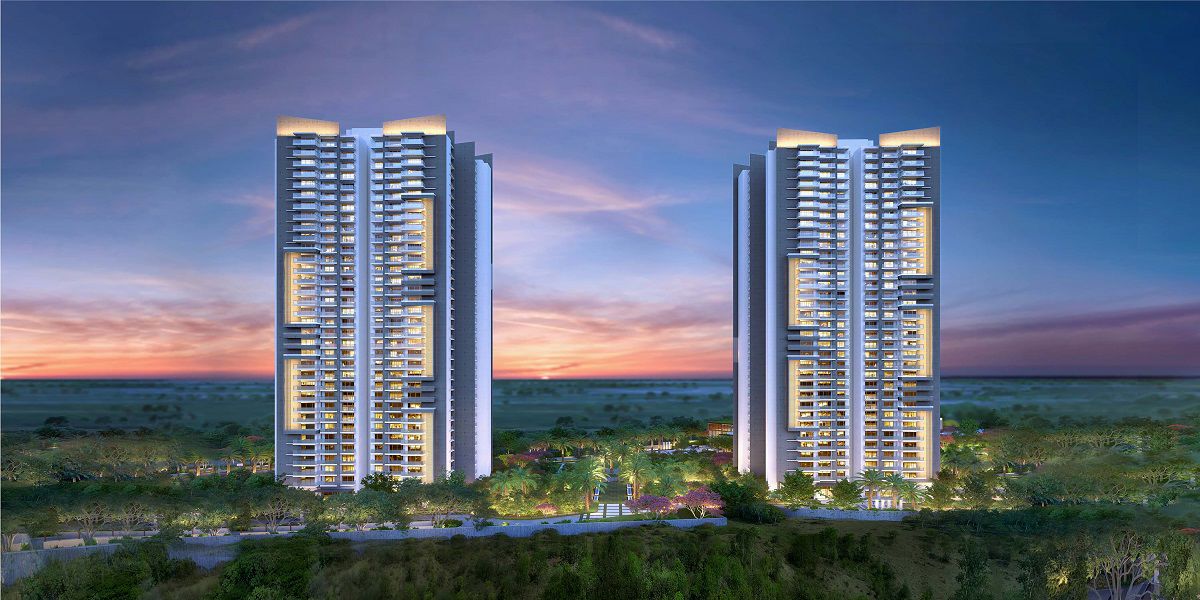 3 BHK + Study Room 1855 Sq.Ft. Apartment in Godrej Meridien