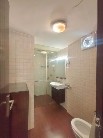 Bathroom in 1 BHK Apartment at Defence Colony – for Rent