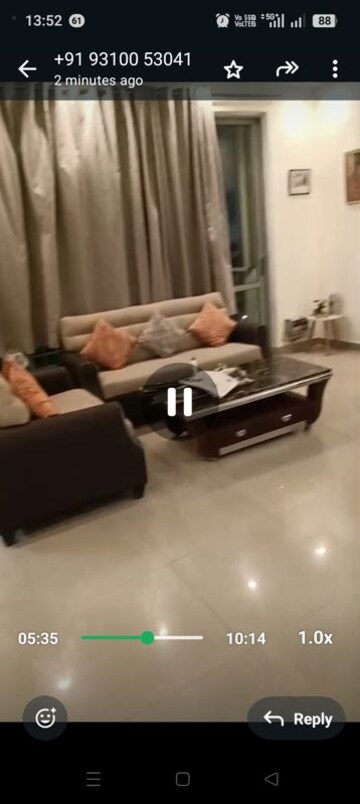 Living Room in 4 BHK Apartment at Pioneer Park Phase 1, Sector 61 – for Sale