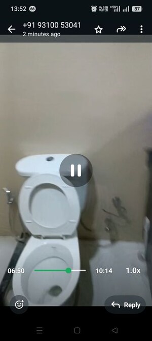 Bathroom in 4 BHK Apartment at Pioneer Park Phase 1, Sector 61 – for Sale