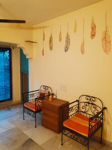 Living Room in 1 BHK Apartment at Crystal Palace CHS, Malad West – for Rent