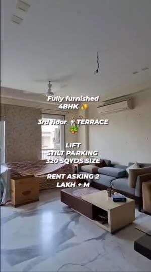 4 BHK Builder Floor For Rent in Geetanjali Enclave