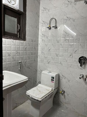 Bathroom in 2 BHK Builder Floor at Saket – for Rent