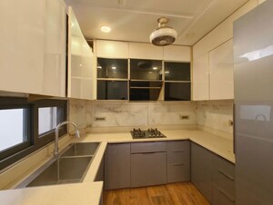 Kitchen in 3 BHK Builder Floor at Greater Kailash I – for Rent