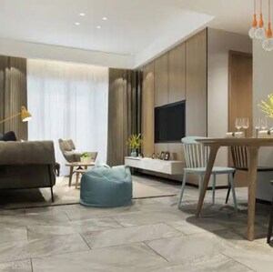 Living Room in 4 BHK Apartment at Millennium Court, Adarsh Nagar – for Sale