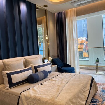 Living Room in 4 BHK Apartment at Millennium Court, Adarsh Nagar – for Sale