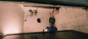 Bathroom in 1 RK Builder Floor at Old Rajinder Nagar – for Rent