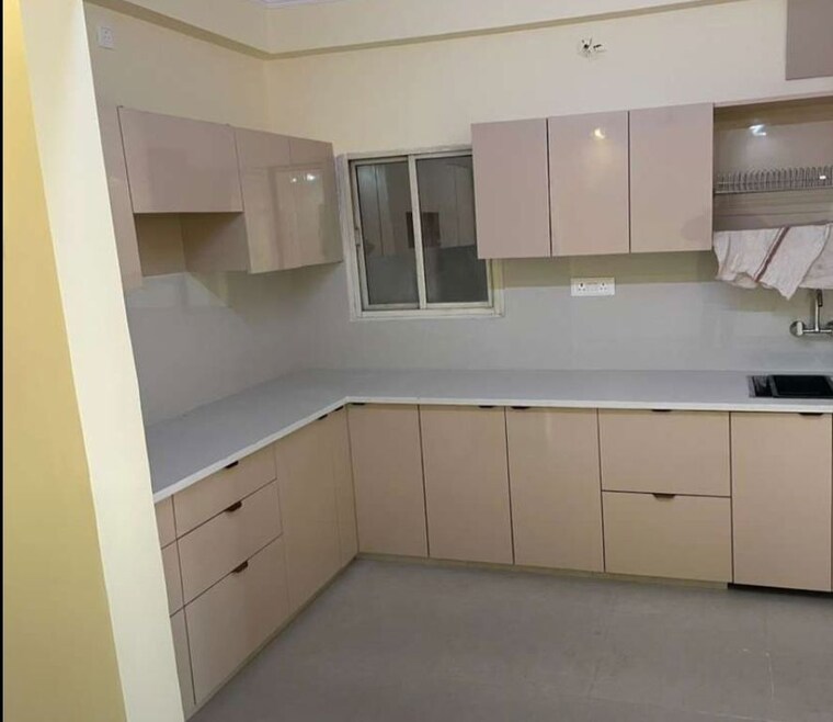 Kitchen, new hyderabad 3 Bedroom 1249 Sq.Ft. Apartment In New Hyderabad Lucknow 10012942