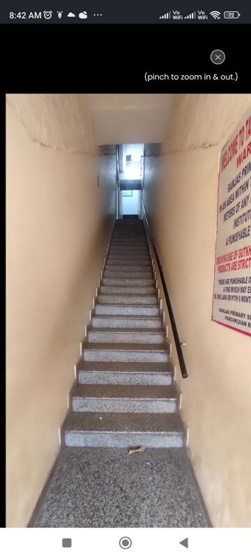 Staircase in  Office Space at Karol Bagh – for Rent