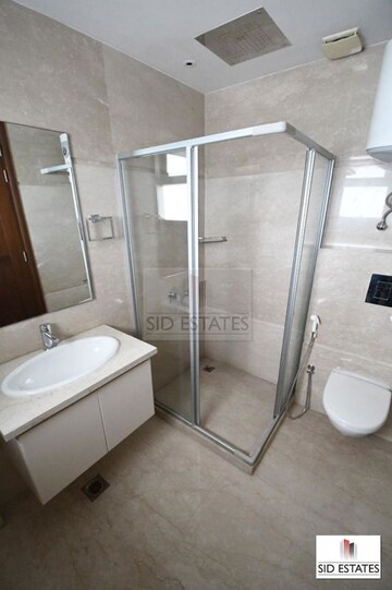 Bathroom in 4 BHK Builder Floor at Safdarjung Development Area – for Rent