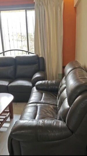 Living Room in 3 BHK Apartment at Gemstar Nestle Apartments, Malad West – for Rent