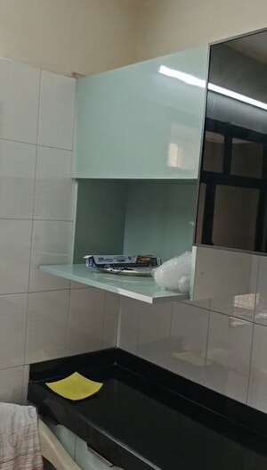 Kitchen in 3 BHK Apartment at Gemstar Nestle Apartments, Malad West – for Rent