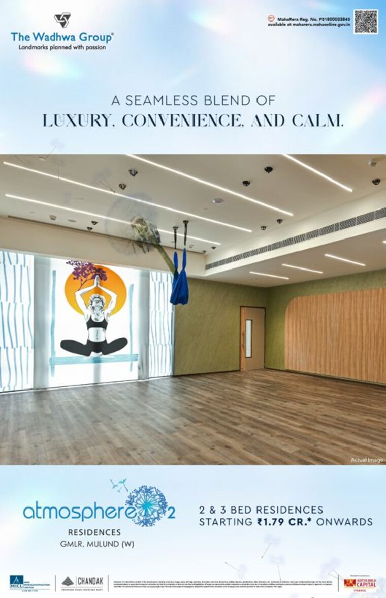 Bedroom, wadhwa-atmosphere-o2 2 Bedroom 634 Sq.Ft. Apartment In Mulund West Mumbai 10013087