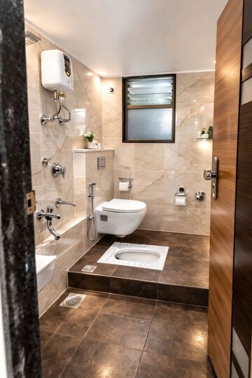 Bathroom in 1 BHK Apartment at Shriram Tower, Nalasopara West – for Sale