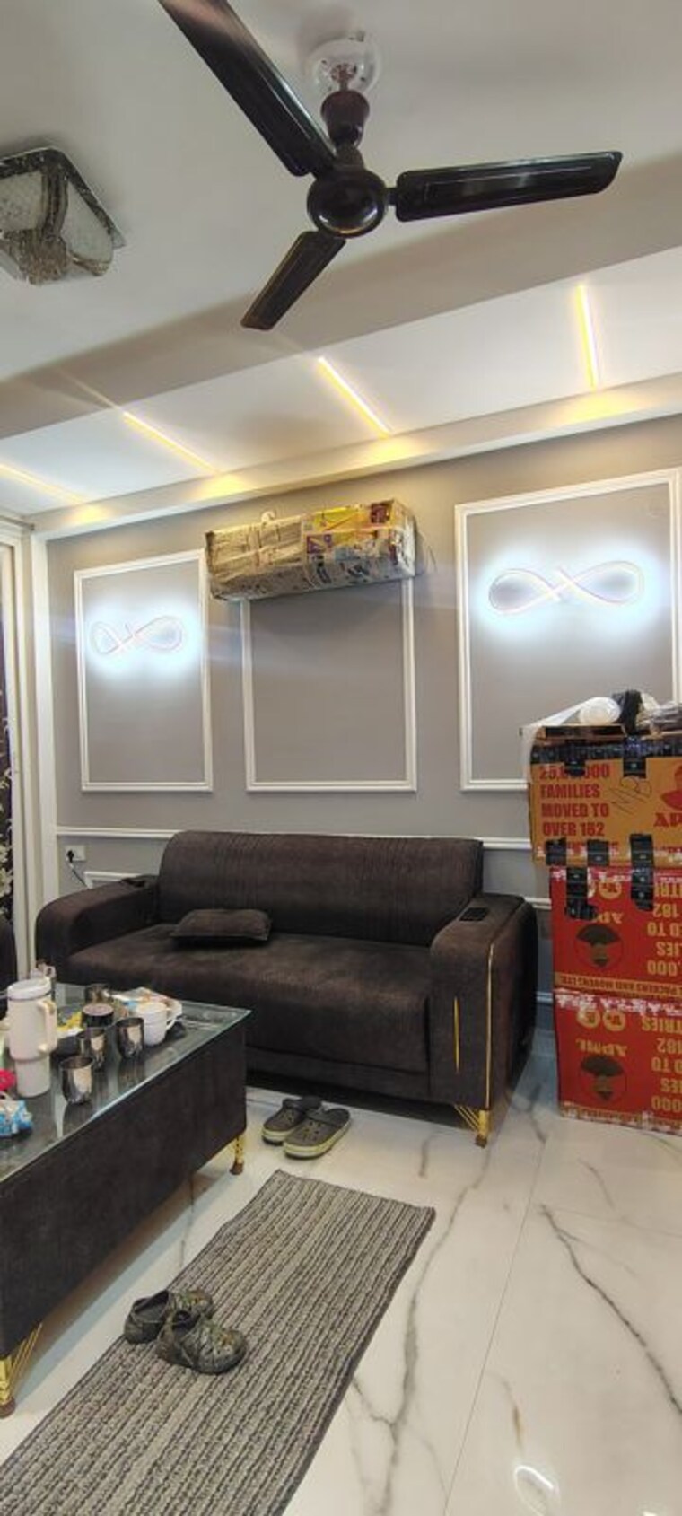 Living Room, ashiana-green 2 Bedroom 1250 Sq.Ft. Apartment In Ahinsa Khand 2 Ghaziabad 10013167