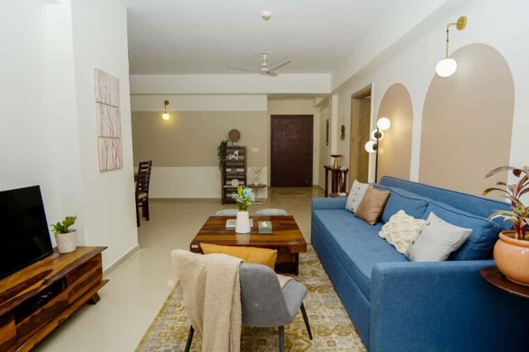 Living Room, dlf-new-town-heights-iii 3.5 Bedroom 1930 Sq.Ft. Apartment In Sector 91 Gurgaon 10013197