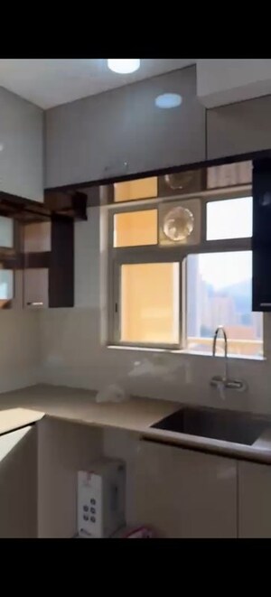 Kitchen in 2 BHK Apartment at Hiranandani Delanna, Ghodbunder Road – for Rent